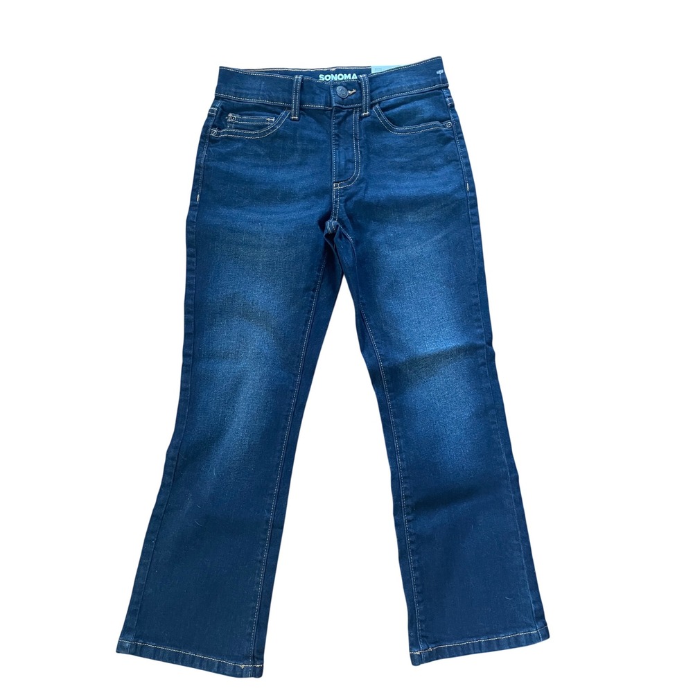 Sonoma Goods for Life Kids Flexwear Bootcut Jeans Dark Wash Size 8 NWT